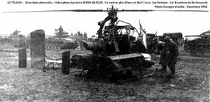 Le Telagh - Zone operationnelle - Helicoptere Djinn et Chars 9e Hussards - 1959